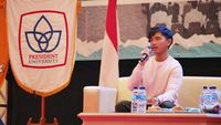 Kaesang Ajak Mahasiswa President University Jadi Wirausaha Kreatif