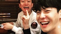 Cha In Ha kerap mengunggah foto keseruannya bersama rekan-rekannya. Dok. Instagram