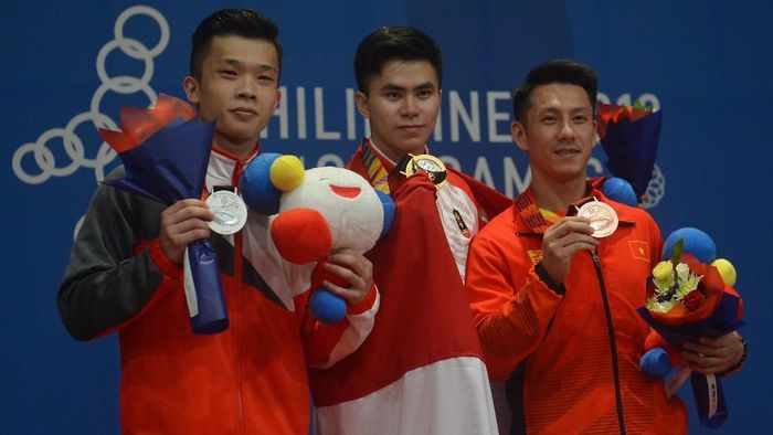 Indonesia berada di peringkat ketiga klasemen sementara medali SEA Games 2019. (Foto: Nyoman Budhiana / Antara Foto) Indonesia berada di peringkat ketiga klasemen sementara medali SEA Games 2019. (Foto: Nyoman Budhiana / Antara Foto)