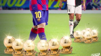 Raihan Messi telah mengalahkan pesaing abadinya, Cristiano Ronaldo yang meraih 5 Ballon dOr. Foto: istimewa