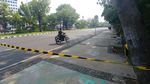 Penampakan Lokasi Ledakan di Monas