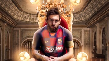 Ia pun digambarkan sebagai raja dengan 6 bola emas. Foto: istimewa