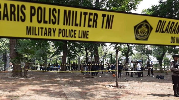 Lokasi Ledakan di Monas/Foto: Lisye Sri Rahayu/detikcom Lokasi Ledakan di Monas/Foto: Lisye Sri Rahayu/detikcom