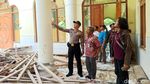 Potret Atap Masjid di Rembang yang Roboh 2 Pekan Usai Diresmikan