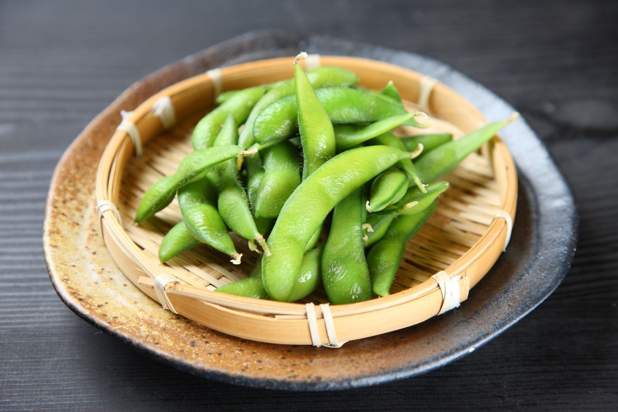 Edamame is one of the popular Japanese cuisine
