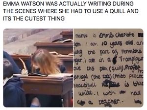 Meme Tulisan Hermione di Film Harry Potter, Kocak-kocak Banget!