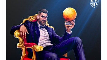 Kartun Messi merayakan kemenangannya banyak bertebaran. Foto: istimewa