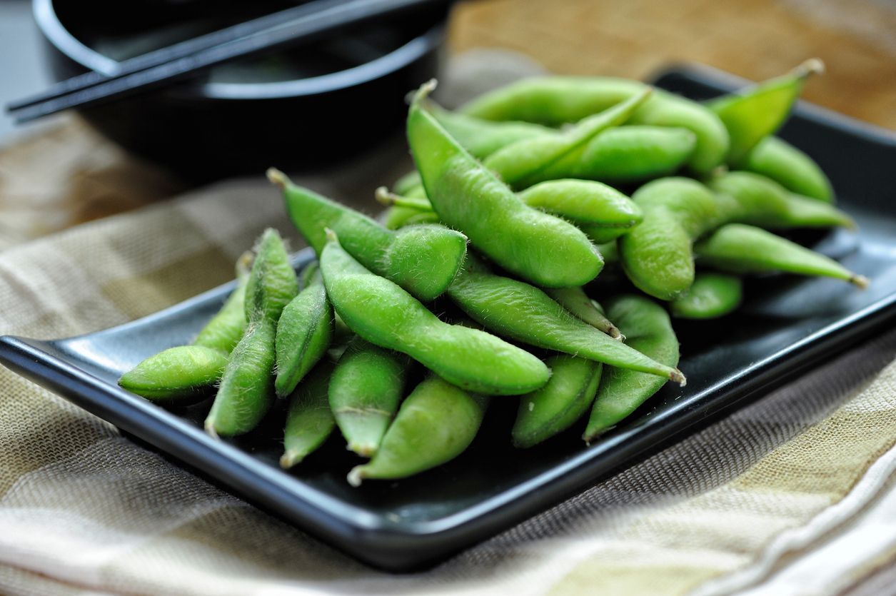 Edamame is one of the popular Japanese cuisine