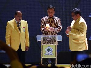 Jokowi Hadiri Munas Partai Golkar