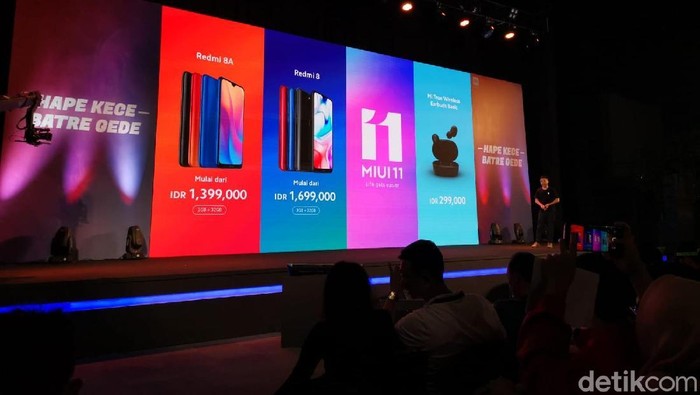 peluncuran xiaomi redmi 8 dan redmi 8a. Foto: detikINET/Anggoro Suryo Jati