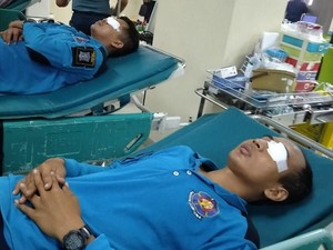 Mata Kena Sembur Cairan Tawon Vespa, 2 Petugas PMK Surabaya Dilarikan ke RS