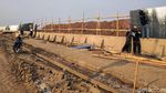 Kondisi Tanggul NCICD di Muara Baru yang Jebol