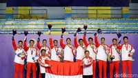 Emas itu juga menjadi koleksi ke-14 Indonesia di SEA Games 2019. Itu juga melengkapi hasil beregu putri yang meraih medali perak kemarin.