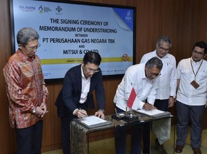 PGN dan MITSUI Kerja Sama Pengembangan Infrastruktur Gas Bumi