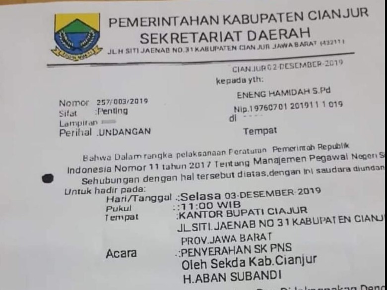 Waspada! Penipu Modus SK PNS Berkeliaran di Cianjur Waspada! Penipu Modus SK PNS Berkeliaran di Cianjur