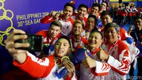 Bulutangkis beregu putra Indonesia meraih medali emas di ajang SEA Games 2019 yang berlangsung di Manila, Filipina.