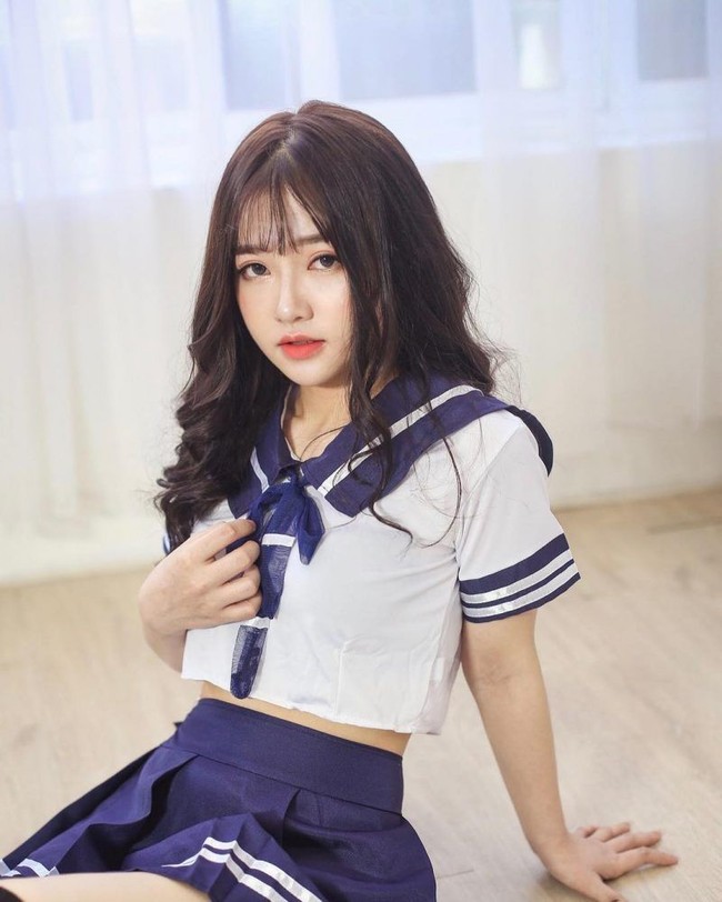 Trang Thi Thuy Nguyen mendapat pujian di media sosial setelah foto-foto transformasi tubuhnya dari 2016 muncul di internet. Banyak yang memuji Trang atas kenaikan berat badannya. Foto: Facebook