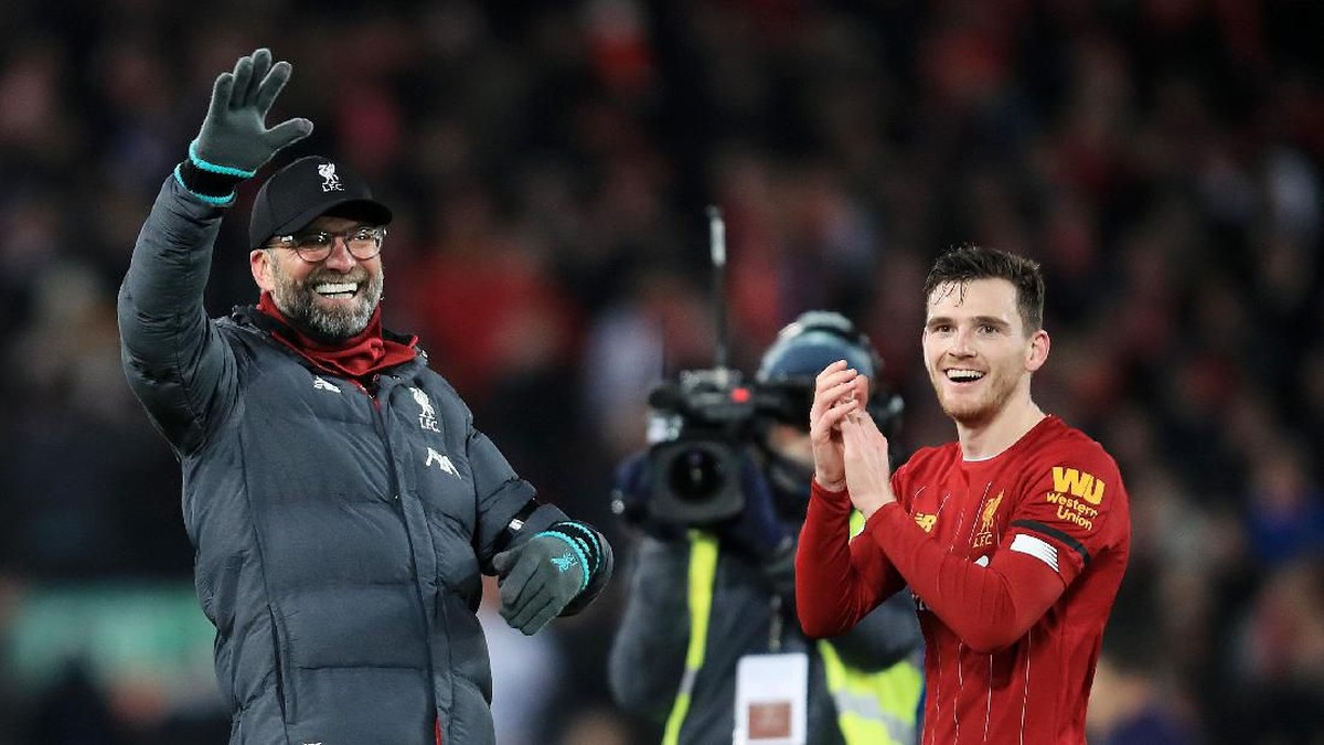 Liverpool menatap dua torehan di Derby Merseyside. (Foto: Marc Atkins / Getty Images)