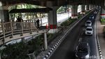 Begini Kondisi JPO Bea Cukai yang Ditabrak Truk Kontainer