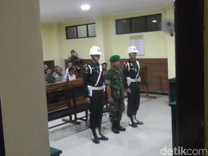 Serda N, Pembunuh Wanita Dalam Karung di Sulbar Dituntut 12 Tahun Penjara