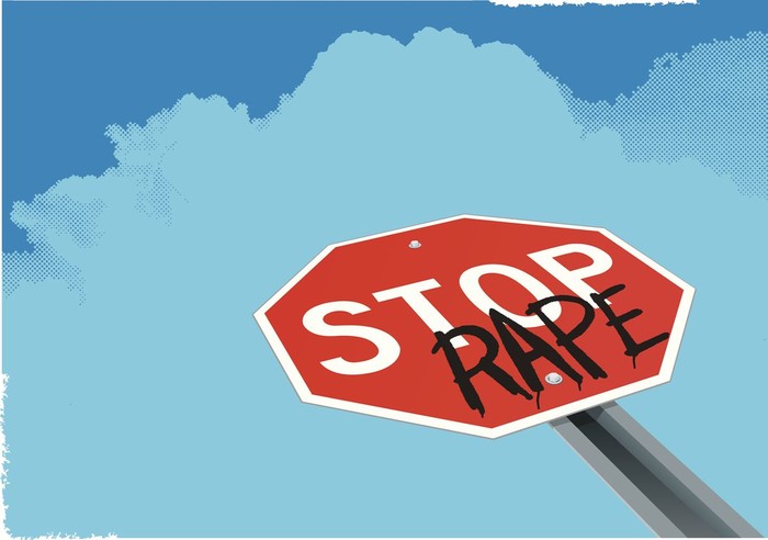 Illustrator 10 with Transparencies. Tight vector background illustration of a stop sign with the graffiti word 