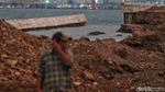 Kondisi Tanggul NCICD di Muara Baru yang Jebol