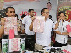 Bermodus Gandakan Uang, Pembuat dan Pengedar Ratusan Juta Upal Dibekuk