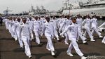 Potret Defile TNI Angkatan Laut di Hari Armada 2019