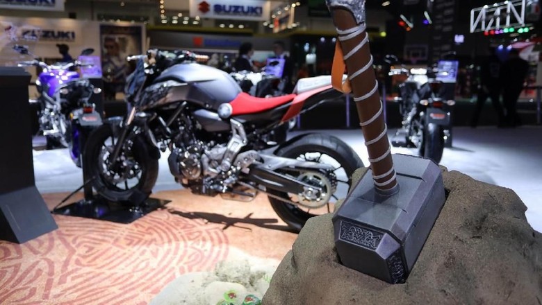 Yamaha berjubah superhero Foto: G1 Globo Yamaha berjubah superhero Foto: G1 Globo