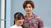 Moa dan Lee saat ditemui di studio Trans TV, Kapten Tendean, Jakarta Selatan pada Kamis (5/12). Pool/Noel/detikFoto.