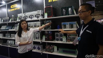 Produk audio hingga aksesoris smartphone dipamerkan di Global Sources Electronics.