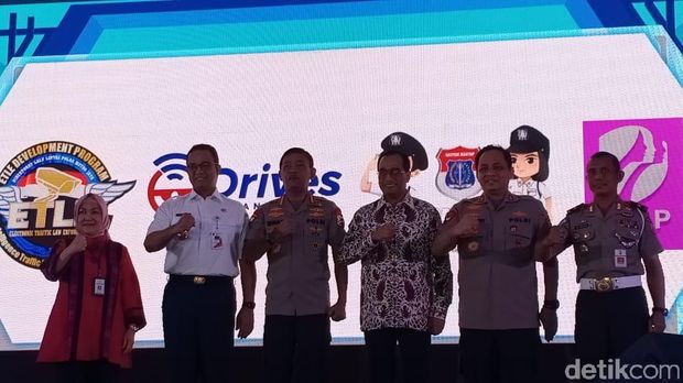 Kapolri, Menhub hingga Anies Hadiri Launching E-Drives Polda Metro / 