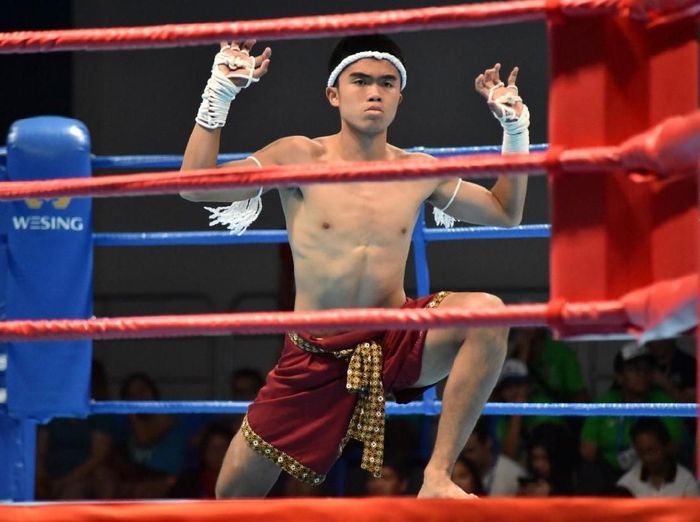 Muhammad Uchida Sudirman, kapten Persija Jakarta U-16 memenangkan medali perunggu dari cabang muaythai di SEA Games 2019. (Foto: Dok. Persija Jakarta) Muhammad Uchida Sudirman, kapten Persija Jakarta U-16 memenangkan medali perunggu dari cabang muaythai di SEA Games 2019. (Foto: Dok. Persija Jakarta)