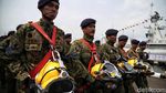 Potret Defile TNI Angkatan Laut di Hari Armada 2019