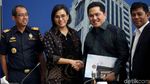 Sri Mulyani-Erick Thohir Beberkan Pemilik Harley di Pesawat Garuda