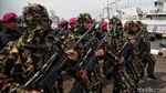 Potret Defile TNI Angkatan Laut di Hari Armada 2019