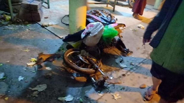  Kecelakaan mobil dan motor di Sungai Ambawang Kalbar