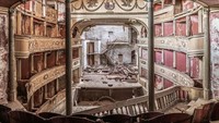 Masih di Italia, kali ini Pataki memotret sebuah bangunan teater yang terbengkalai. Meski di sejumlah bagian cat bangunan itu nampak terkelupas, bangunan teater itu nampak tak kehilangan pesonanya yang mengagumkan. Dok. Boredpanda/Tamás Pataki.
