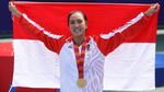 Aldila Sutjiadi Tambah Pundi-pundi Emas Indonesia
