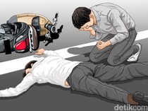 Tabrakan Scoopy Vs Toyota Rush di Simpang Tugu Jagung Boyolali, 1 Orang Tewas
