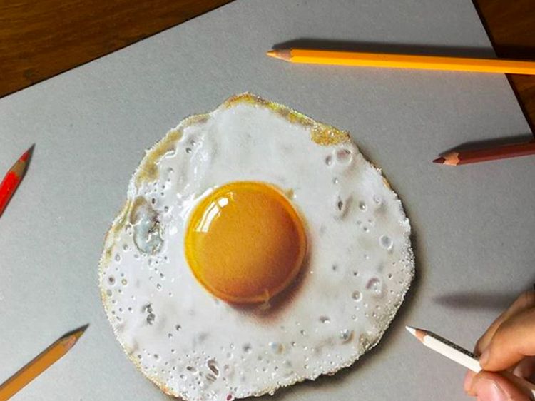 Seniman Italia Ini Lukis 10 Makanan hingga Tampilannya Super Nyata!