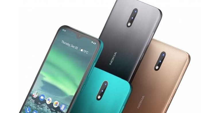 Nokia luncurkan ponsel terbaru Nokia 2.3 dan mengklaim baterainya bisa awet hingga dua hari. Foto: Nokia