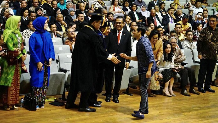 Nadiem Makarim di Pelantikan Rektor UI