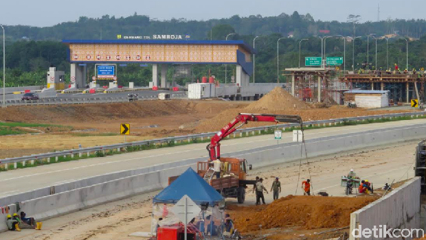 Kondisi jalanan Kutai Kartanegara