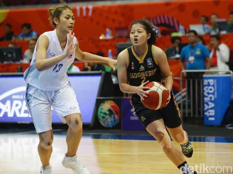 Tim Basket Putri Indonesia Takluk dari Thailand
