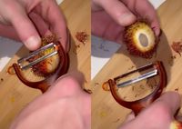 Bule Ini Dikritik Netizen Karena Buka Rambutan Pakai Pengupas Kentang