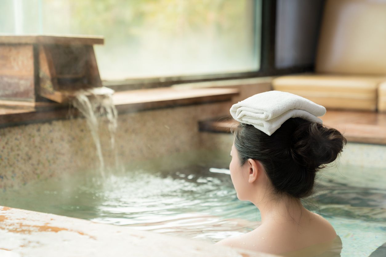 Ilustrasi Onsen