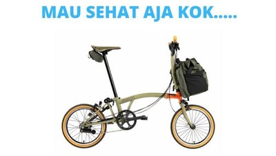 Meme Sepeda Brompton yang Buktikan Kadang Sehat Emang Mahal