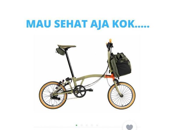 Meme Sepeda Brompton yang Buktikan Kadang Sehat Emang Mahal