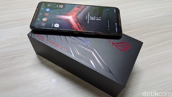 ROG Phone 2 punya latensi sentuhan mencapai 49 ms. Foto: Adi Fida Rahman/detikINET